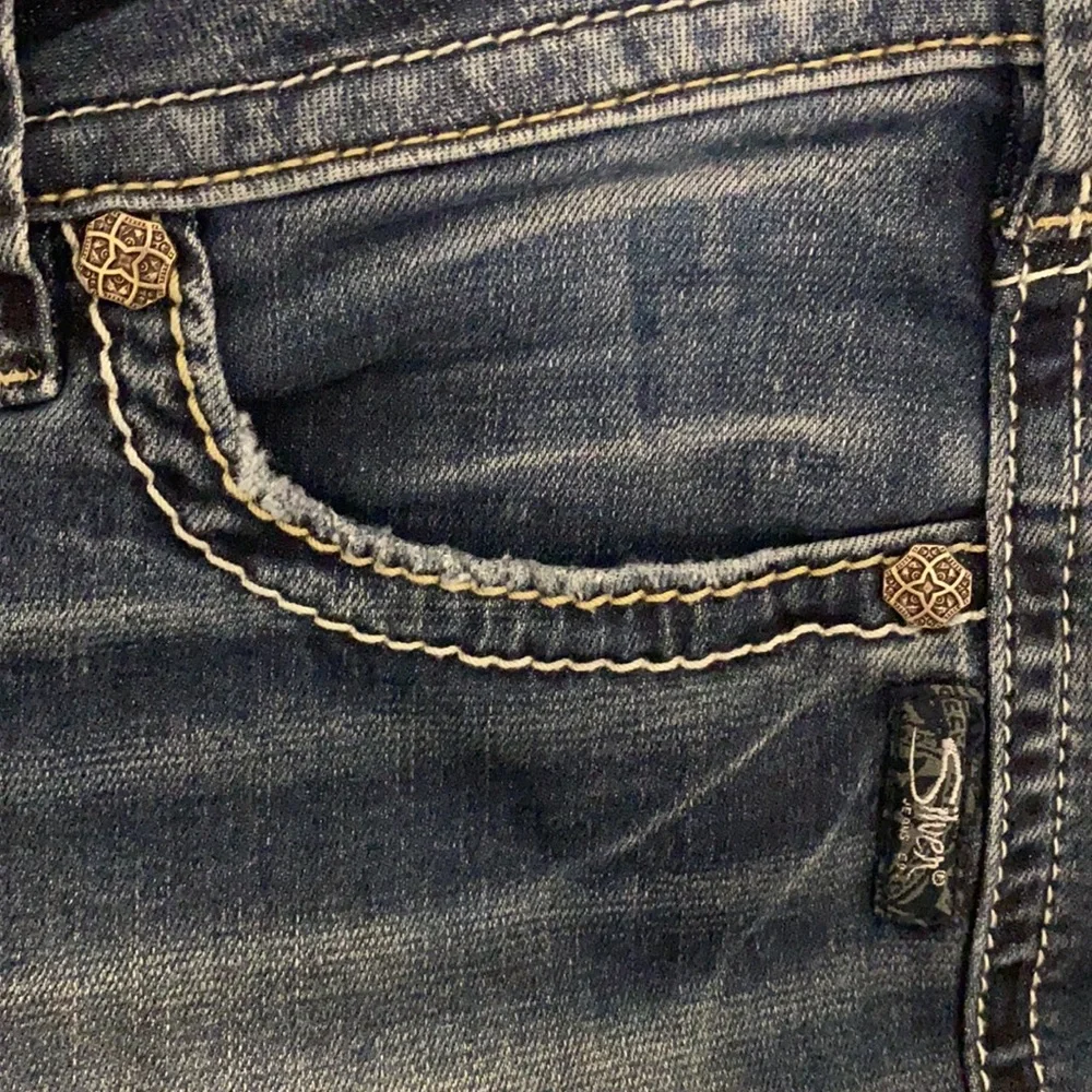 Silver Aiko Cropped Jeans 27